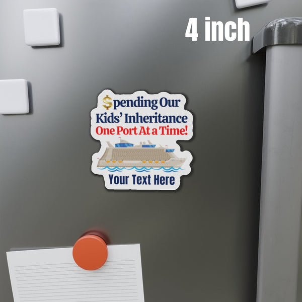 Spending Our Kids' Inheritance One Port At a Time! Personalized Cruise Door Magnet Cruise Door Magnets Cruise Into