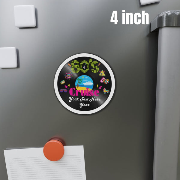 Personalized 80's Cruise Door Magnet Cruise Door Magnets Cruise Into