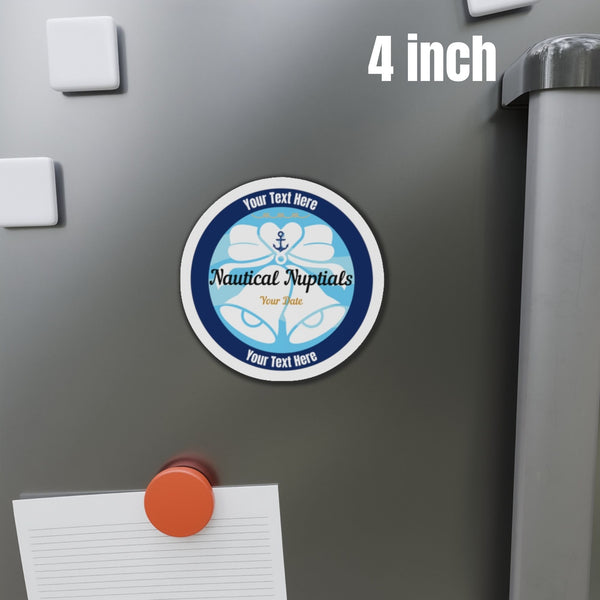 Personalized Nautical Nuptials Wedding Cruise Door Magnet Cruise Door Magnets Cruise Into