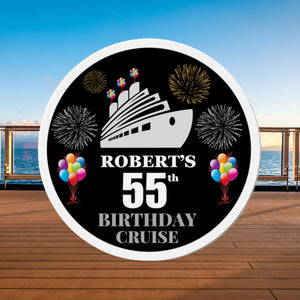 Custom Birthday Cruise Door Magnet Home Decor Cruise Into