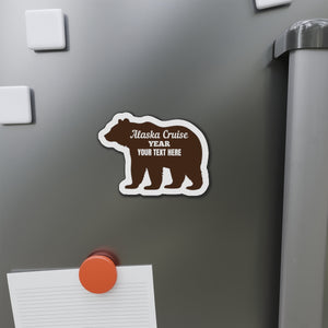 Personalized Alaska Bear Cruise Door Magnet Cruise Door Magnets Cruise Into