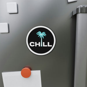Chill Palm Tree Cruise Door Magnet Cruise Door Magnets Cruise Into