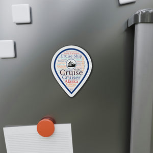 Cruise Words Destination Pin Cruise Door Magnet Cruise Door Magnets Cruise Into