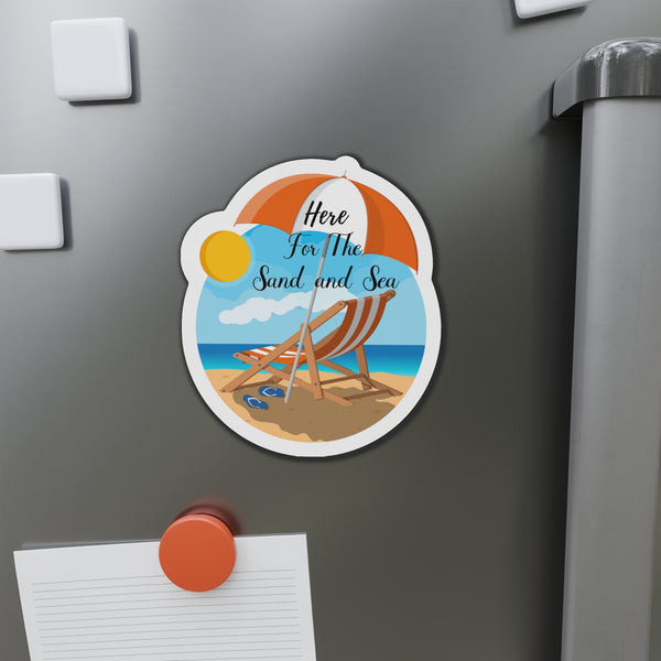 Here For The Sand and Sea Cruise Door Magnet Cruise Door Magnets Cruise Into