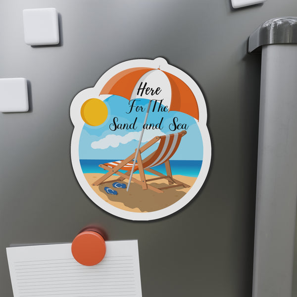 Here For The Sand and Sea Cruise Door Magnet Cruise Door Magnets Cruise Into