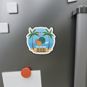 Personalized Knitting Cruise Door Magnet Cruise Door Magnets Printify