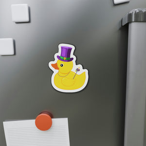 Mardi Gras Party Cruising Duck Magnet Home Decor Cruise Into