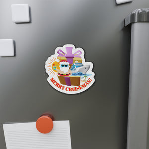 Merry Cruisemas Present Christmas Cruise Door Magnet Cruise Door Magnets Cruise Into