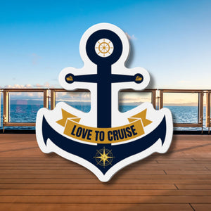 Personalized Anchor Cruise Door Magnet Cruise Door Magnets Cruise Into