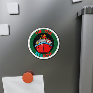 Tis' The SEAson! Christmas Cruise Door Magnet Cruise Door Magnets Cruise Into