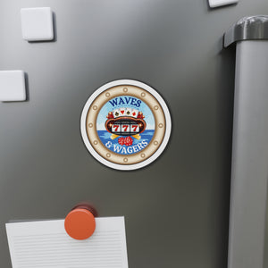Waves & Wagers Casino Cruise Door Magnet Cruise Door Magnets Cruise Into