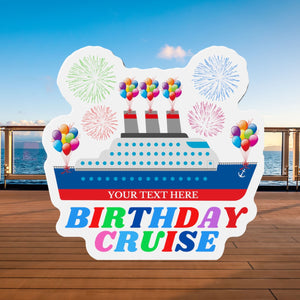 Personalized Birthday Cruise Door Magnet Cruise Door Magnets Cruise Into