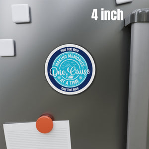 Personalized Making Memories One Cruise at a Time Magnet Cruise Door Magnets Cruise Into