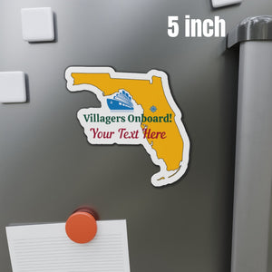 Personalized Villagers Onboard Cruise Door Magnet