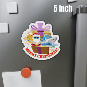 Merry Cruisemas Present Christmas Cruise Door Magnet Cruise Door Magnets Cruise Into
