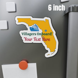 Personalized Villagers Onboard Cruise Door Magnet
