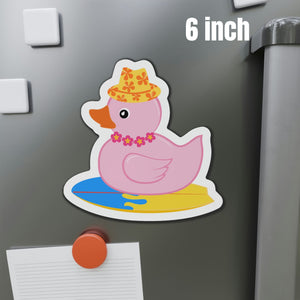 Hawaiian Pink Cruising Duck Cruise Door Magnet Cruise Door Magnets Cruise Into