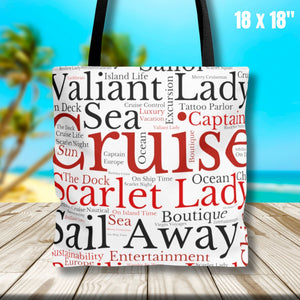 Virgin Voyages Cruise Tote Bag Bags Cruise Into