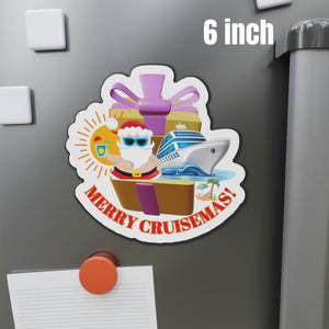 Merry Cruisemas Present Christmas Cruise Door Magnet Cruise Door Magnets Cruise Into