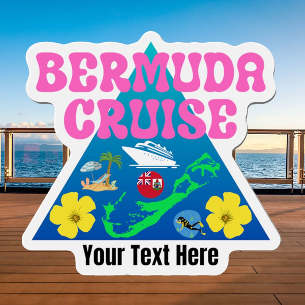 Personalized Bermuda Cruise Door Magnet Cruise Door Magnets   