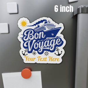 Personalized Bon Voyage Cruise Door Magnet Cruise Door Magnets Cruise Into