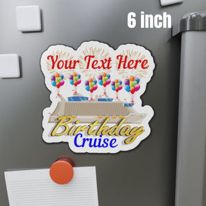Personalized Birthday Cruise Magnet Cruise Door Magnets Cruise Into