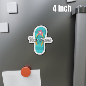 Personalized Flip Flop Cruise Door Magnets
