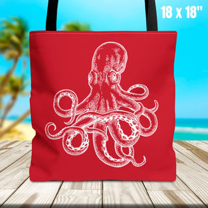 Octopus Virgin Cruise Tote Bag – Nautical Beach Bag for Cruise Lovers