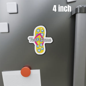 Personalized Flip Flop Cruise Door Magnets