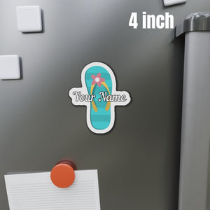 Personalized Flip Flop Cruise Door Magnets