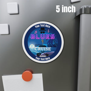 Personalized Blues Cruise Door Magnet Cruise Door Magnets Cruise Into