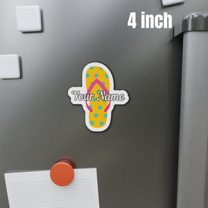 Personalized Flip Flop Cruise Door Magnets