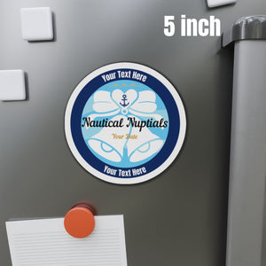 Personalized Nautical Nuptials Wedding Cruise Door Magnet Cruise Door Magnets Cruise Into