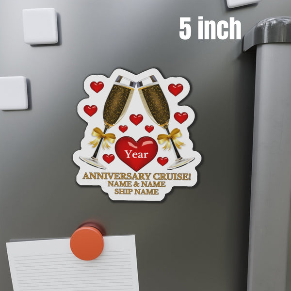 Personalized Anniversary Cruise Door Magnet Cruise Door Magnets Cruise Into