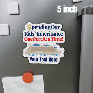 Spending Our Kids' Inheritance One Port At a Time! Personalized Cruise Door Magnet Cruise Door Magnets Cruise Into