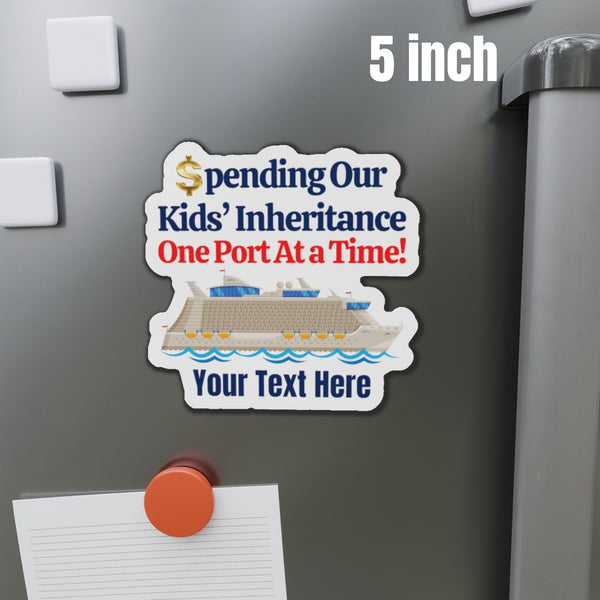 Spending Our Kids' Inheritance One Port At a Time! Personalized Cruise Door Magnet Cruise Door Magnets Cruise Into