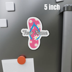 Personalized Flip Flop Cruise Door Magnets