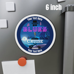 Personalized Blues Cruise Door Magnet Cruise Door Magnets Cruise Into
