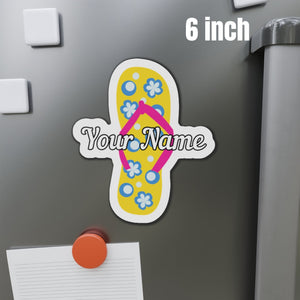 Personalized Flip Flop Cruise Door Magnets