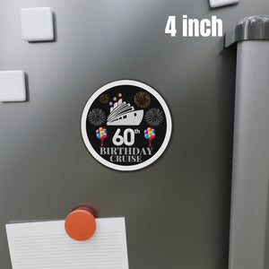 60th Birthday Cruise Door Magnet Cruise Door Magnets Cruise Into