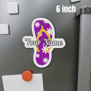 Personalized Flip Flop Cruise Door Magnets