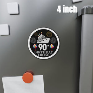90th Birthday Cruise Door Magnet Cruise Door Magnets Cruise Into