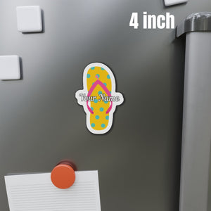 Personalized Flip Flop Cruise Door Magnets