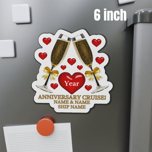 Personalized Anniversary Cruise Door Magnet Cruise Door Magnets Cruise Into