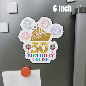 50th Birthday Cruise Door Magnet Cruise Door Magnets Cruise Into