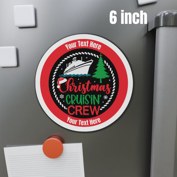 Personalized Christmas Cruisin' Crew Cruise Door Magnet Cruise Door Magnets Cruise Into