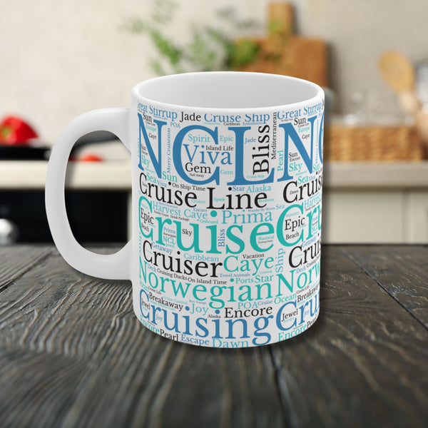 Norwegian Cruise Words Mug Mug   