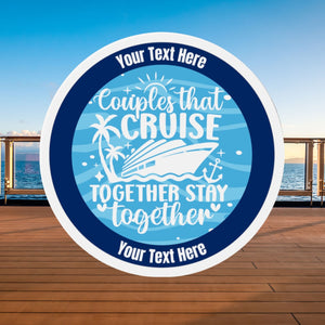 Personalized Couples That Cruise Together Stay Together Cruise Door Magnet Cruise Door Magnets Cruise Into