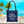 Water, Sun and Love cruise tote bag with navy nautical cruise ship, sun, waves, and anchor design 13 inch
