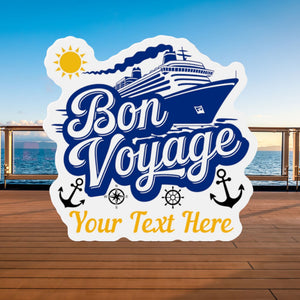 Personalized Bon Voyage Cruise Door Magnet Cruise Door Magnets Cruise Into